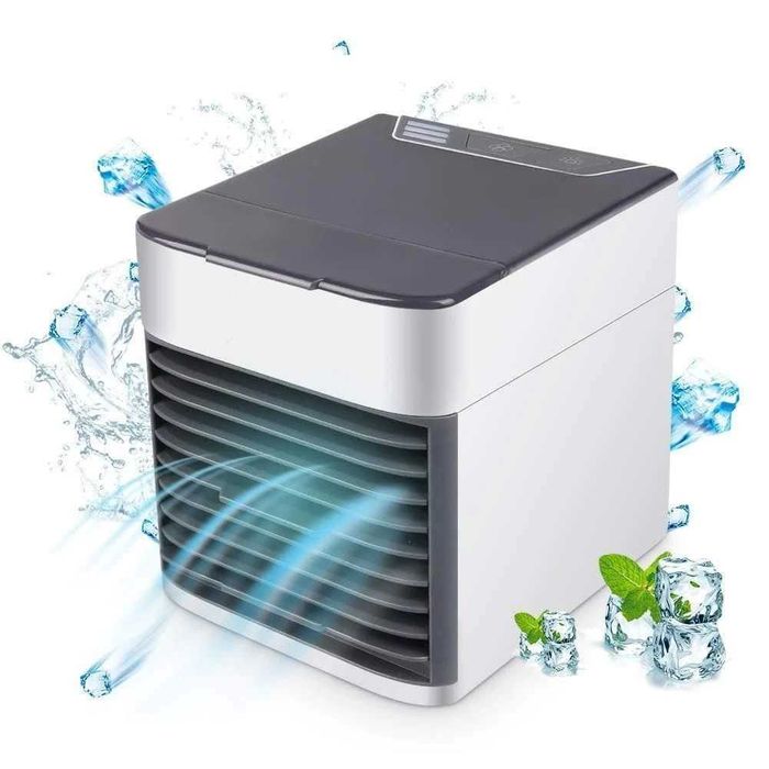 PRZENOŚNY KLIMATOR air cooler WODNY przenośny 3W1 na usb klimatyzator