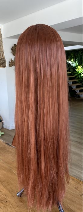 Peruca ruiva lisa