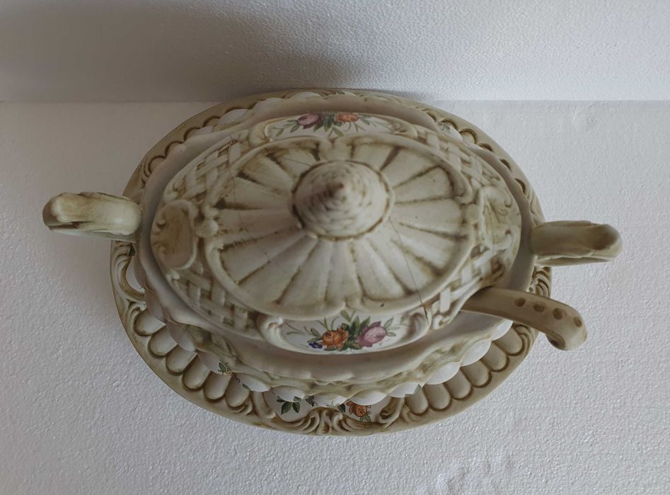 Soberba Terrina em cerâmica antiga - Anos 60/70