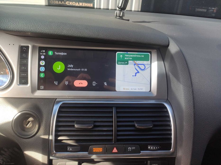 Штатная магнитола  для Audi Q7 память 8+64G, экран 10.25 CarPlay