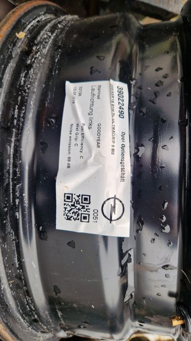 Komplet kół strukturalnych do Opla 16 "