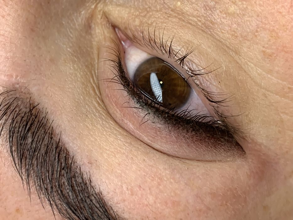 Пудрове напилення брів,стрілочка,міжвійка