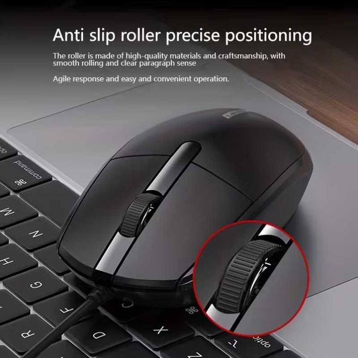 Mysz komputerowa Lenovo Services Wired Mouse M280 USB czarna