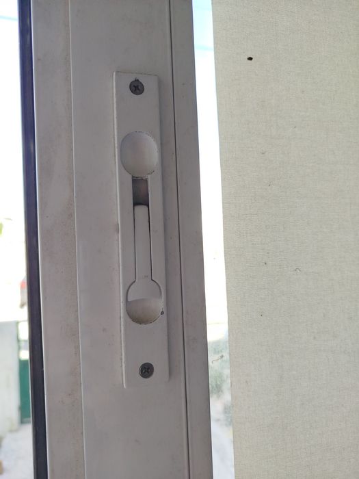 Porta dupla alumínio vidro simples