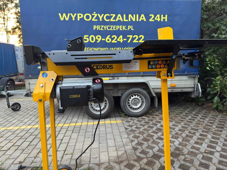 Łuparka do drewna 7T Cedrus – WYNAJEM | 230V | Ze stojakiem