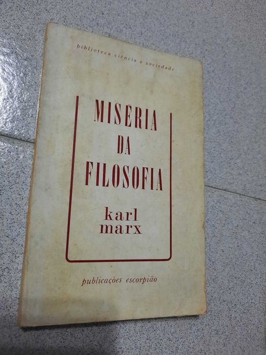 Miséria da Filosofia (portes grátis)