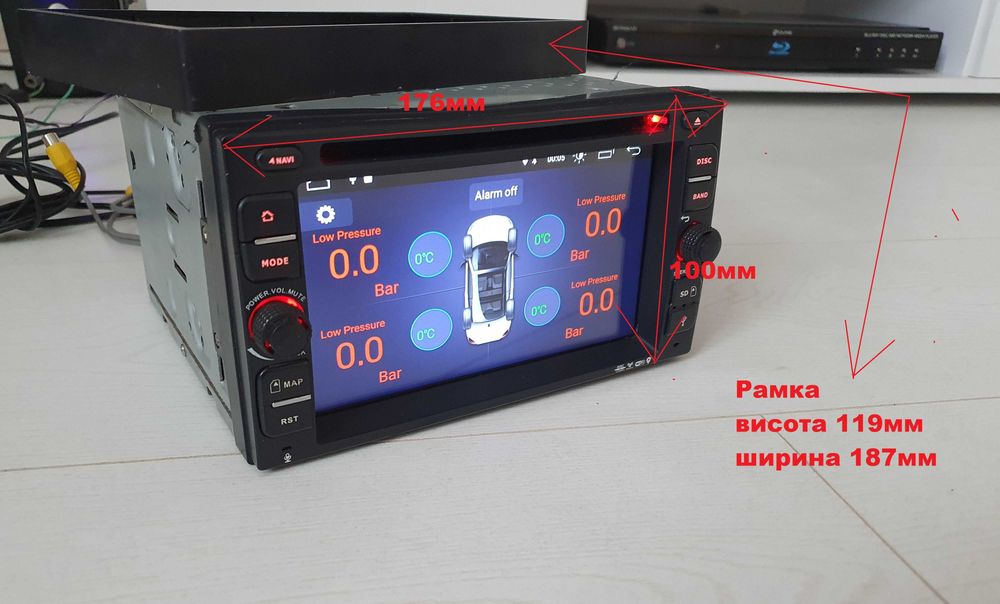 WiFi, Автомагнитола 2din Android, Bluetooth, USB, Камера, GPS, 7D