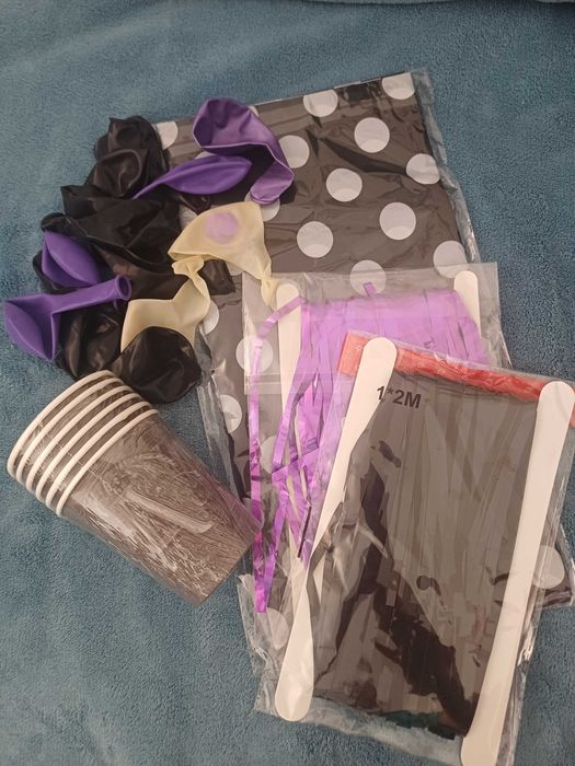 Conjunto de Decoração de Festas tema Família Adams