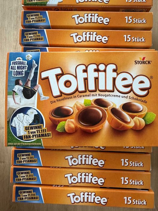 60 szt Toffifee 125 g Czekoladki z Niemiec Orzechem Laskowym toffi tofiefie tofifi