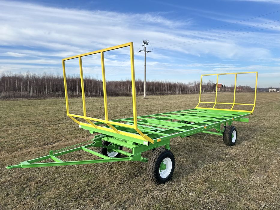 Przyczepa do bel słomy siana platforma dłużyca