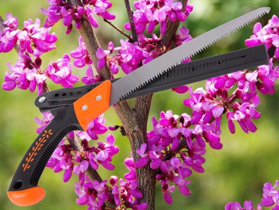 PIŁA OGRODOWA Do GAŁĘZI Ręczna Do Drewna POKROWIEC na Pasek 49/30cm