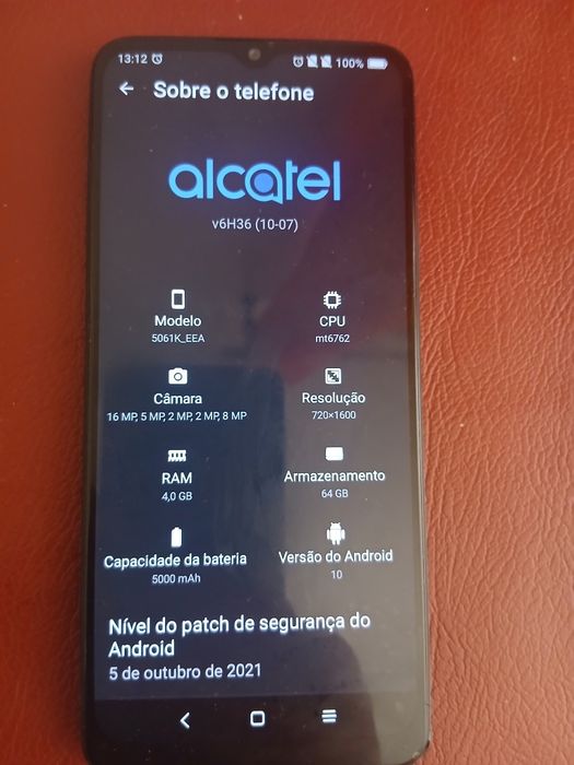 Alcatel 3X 2020 4 gigas ram  Dual Sim