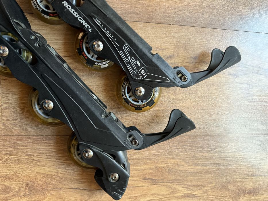 Rolki Rossignol (bez butów) 73mm-82A - super stan