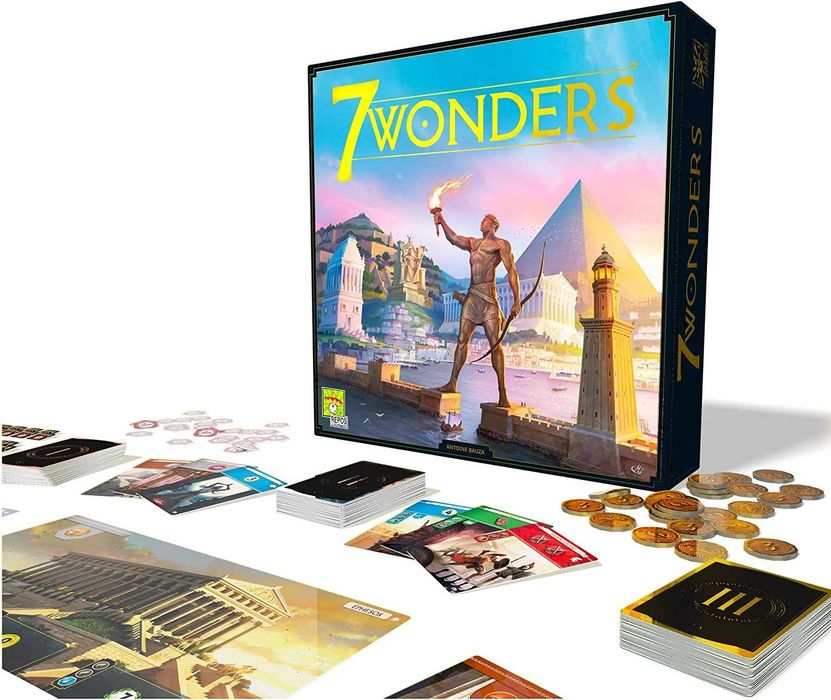 [Eng] Настільна гра 7 чудес (7 Wonders): нова, у плівці