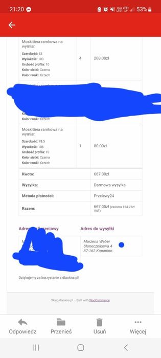 moskitiery okienne