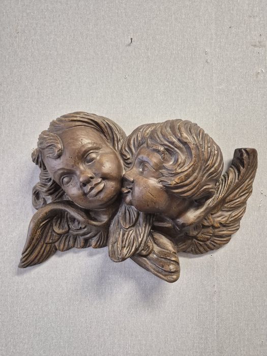 Escultura decorativa de Querubins - Resina | Estilo clássico.