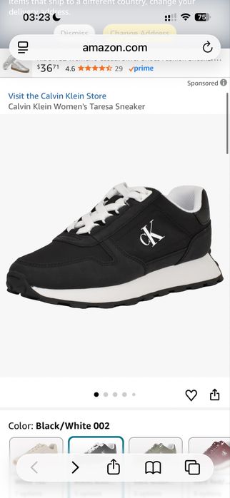 Кроссовки женские Calvin Klein