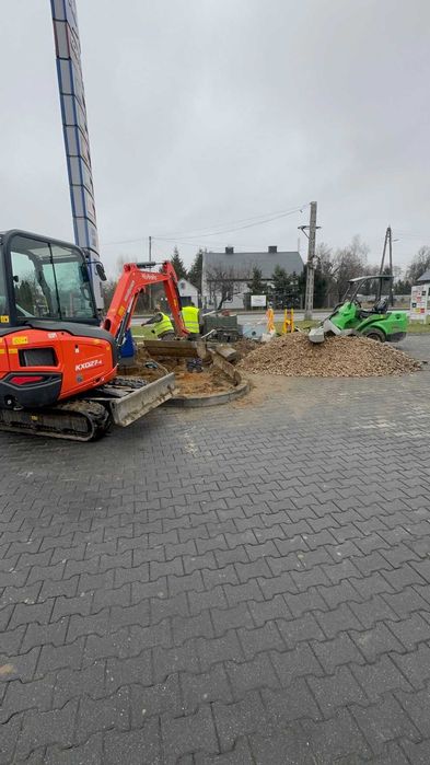 Usługi minikoparką