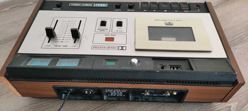 Odtwarzacz kasetowy Magnetofon Akai GXC-38D w pełni sprawny!