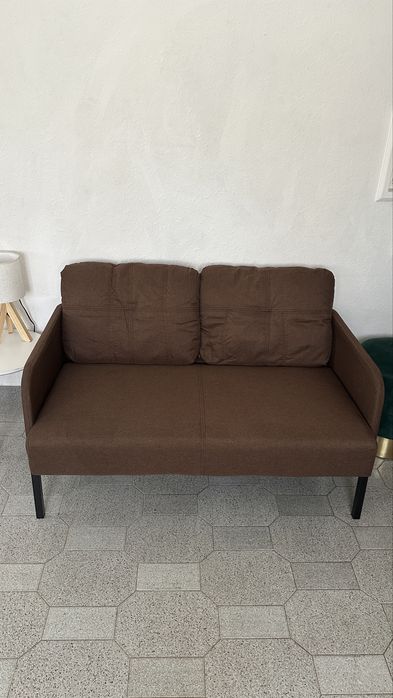 Sofa marrom 2 lugares