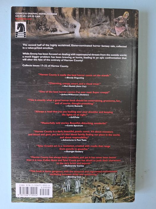 HARROW COUNTY OMNIBUS Vols. I & II - Cullen Bunn & Tyler Crook - Ed Dark Horse