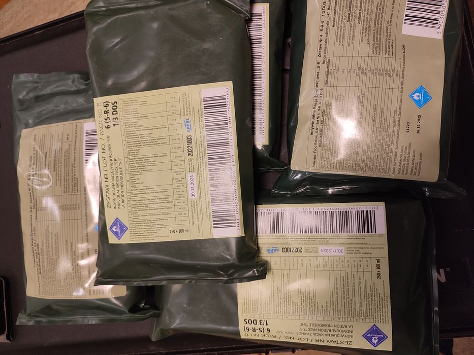 . Racje żywnościowe 5 szt.