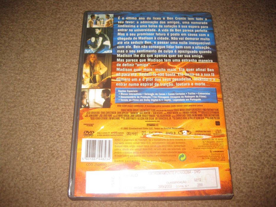 DVD "Extremamente Perigosa" com Erika Christensen