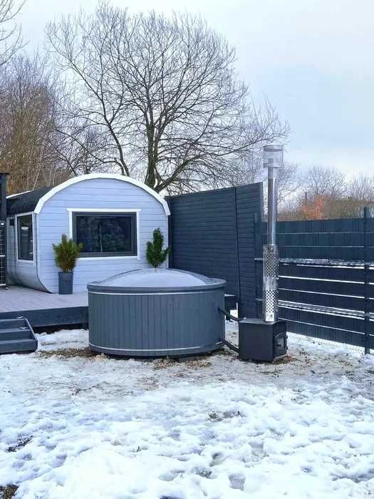 СПА-купіль на дровах. ЧАН з джакузі власного виготовлення.