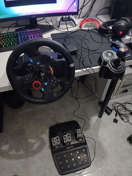 Logitech 29 + Pedais + Shifter - AVARIADO