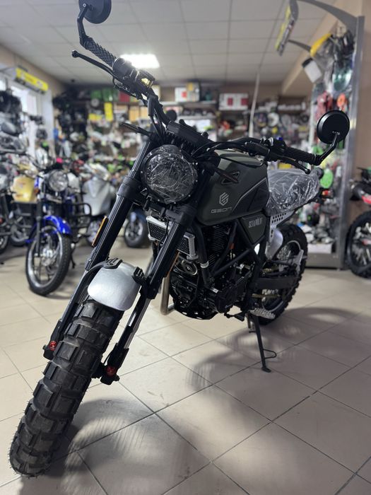 Мотоцикл GEON Scrambler, 250cc. Доставка.