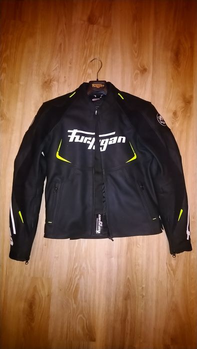 Kurtka FURYGAN spectrum BLACK-FLUO / Skòra