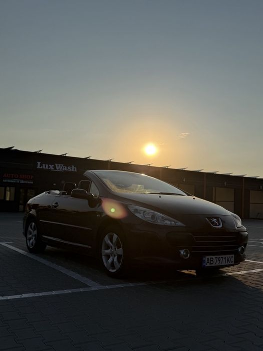 Кабріолет peugeot 307 cc пежо купе 2005 рік 260 пробіг 2.0 дизель клімат датчики дощу та світла парктронік диски 16 салон шкіра цікаве авто для міста