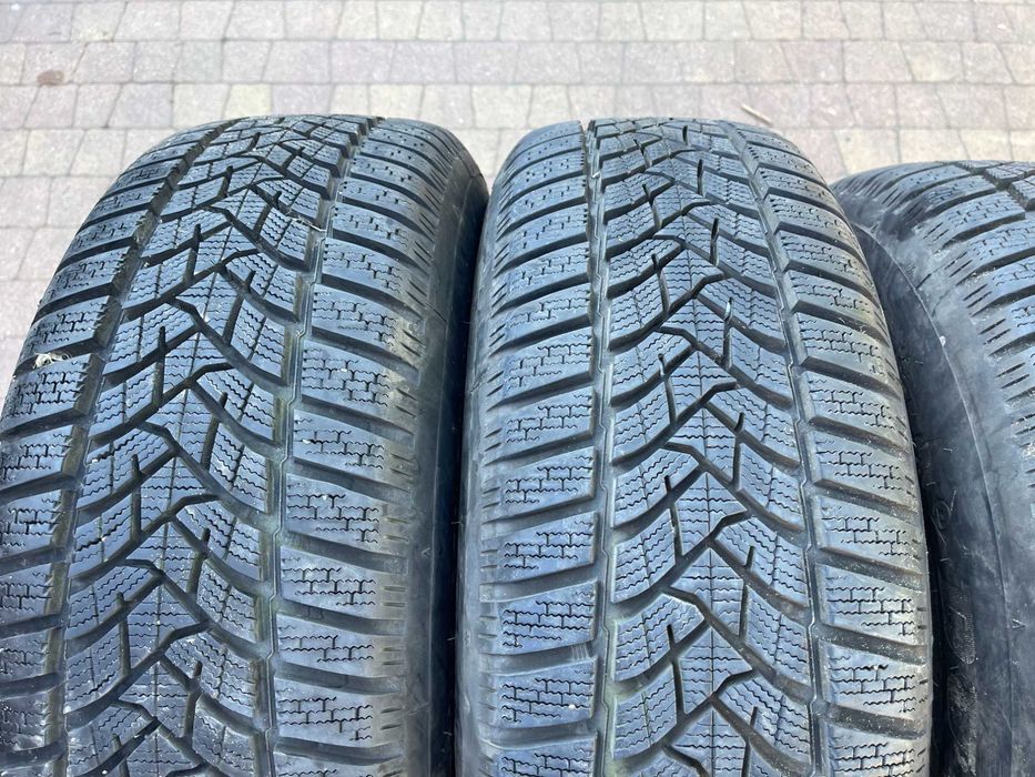 4138. Alufelgi 16" koła zimowe Audi Q3 oryginalne 5x112 ET33 215/65/16 Dunlop 8.8mm