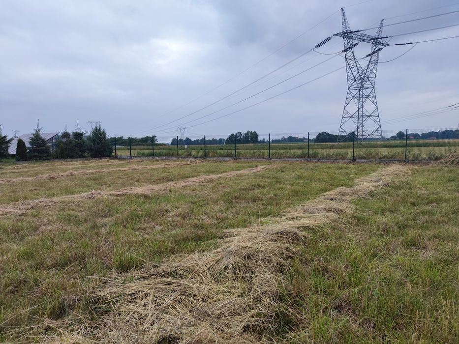 Działka ogrodzona 1025 m2 blisko Plocka