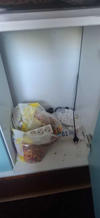 Akwarium 240l komplet z pokrywą, szafą, filtrami, odkurzaczem itp