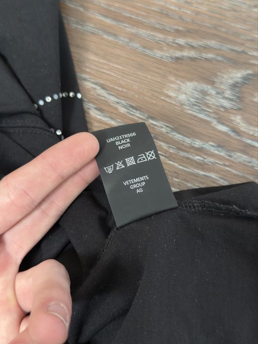 Legit! Vetements Black Too Naughty T-Shirt футболка оригинал