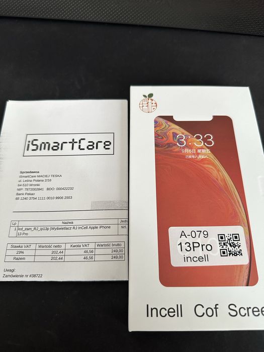 Wyświetlacz iphone 13 pro