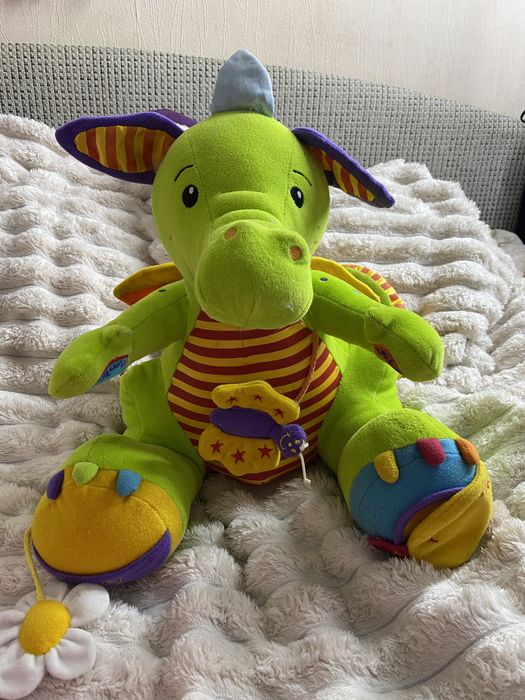 Дракон большой 37 см подарок динозавр развивающий