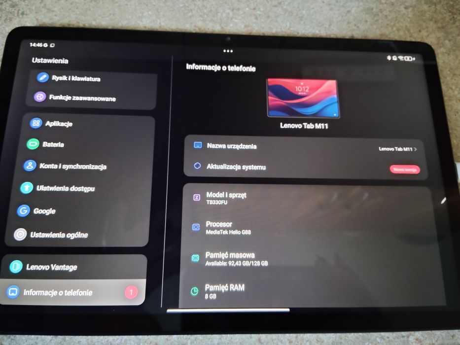Tablet Lenovo M11 8/128