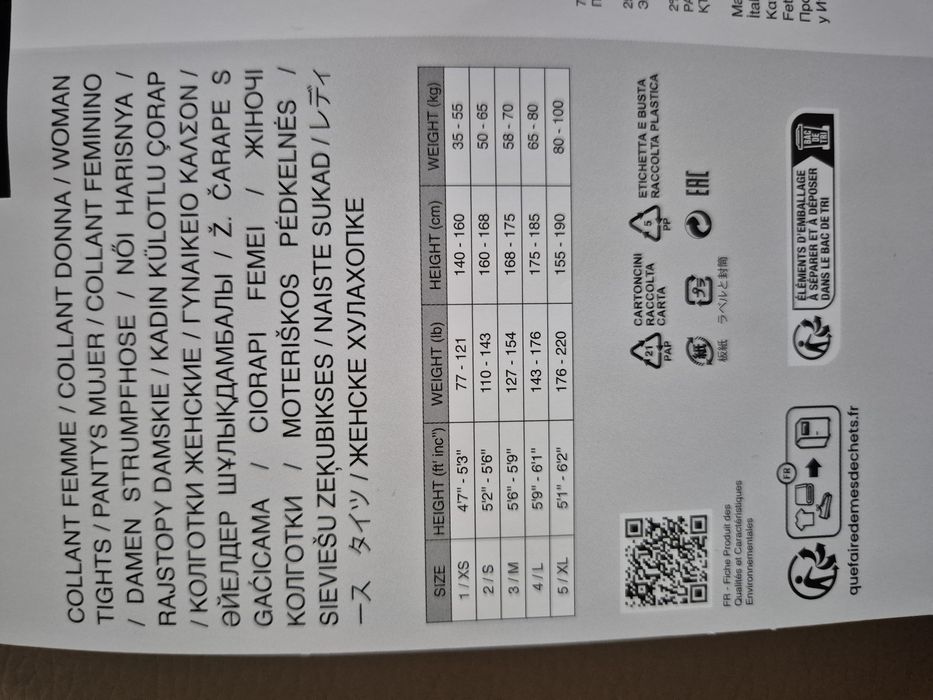 Rajstopy Calzedonia M czarne 20 den szew z tyłu matt matowe