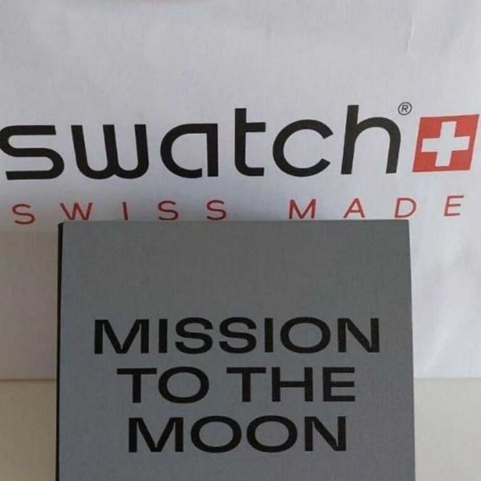 Omega x Swatch Mission Moon SO33M100 - Diamentowy Blask