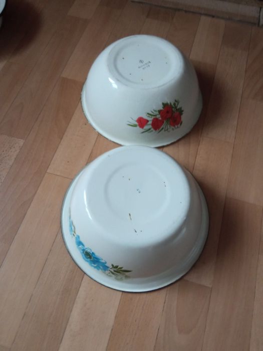 Миски эмалированные, советские