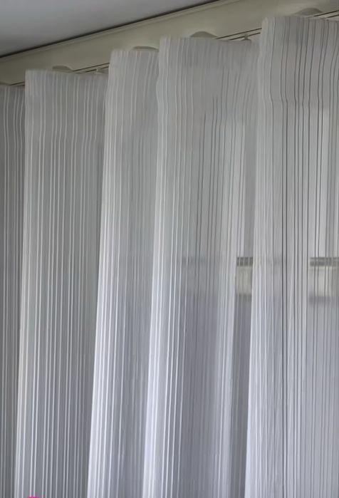 Тюль бамбук з люрексом