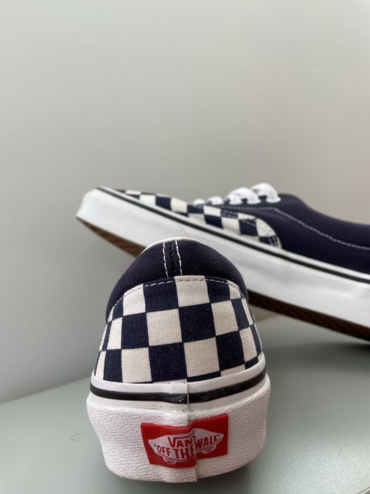 Кеды vans Unisex Era Checkerboard- blue