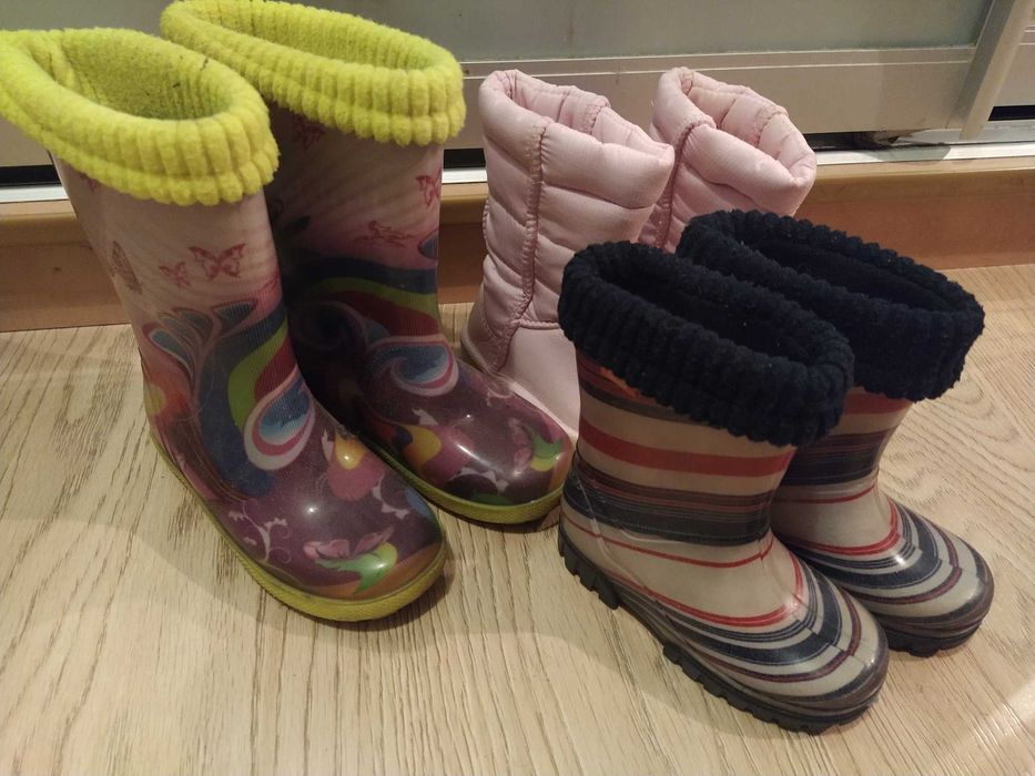 Кроксы 26-27, Детские резиновые сапоги demar 22-23