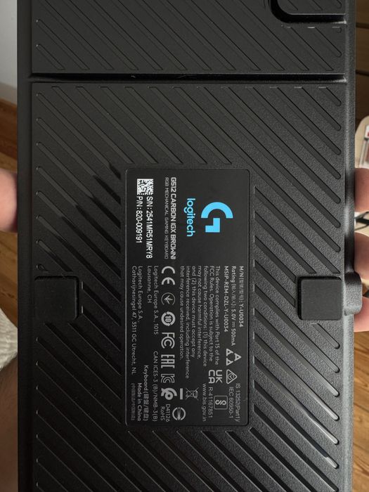 Teclado gaming Logitech G512 mecânico