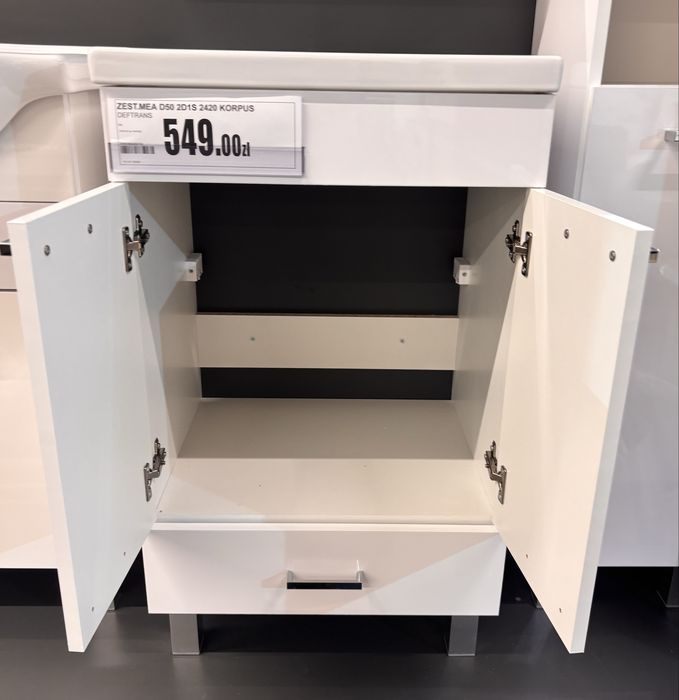 Nowa Szafka umywalkowa z umywalką