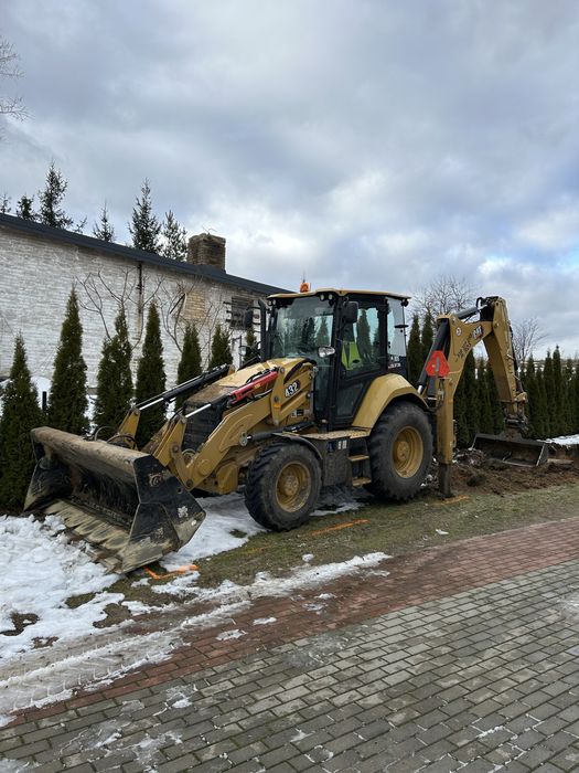 Usługi koparko-ładowarką, minikoparką, wyburzenia, transport