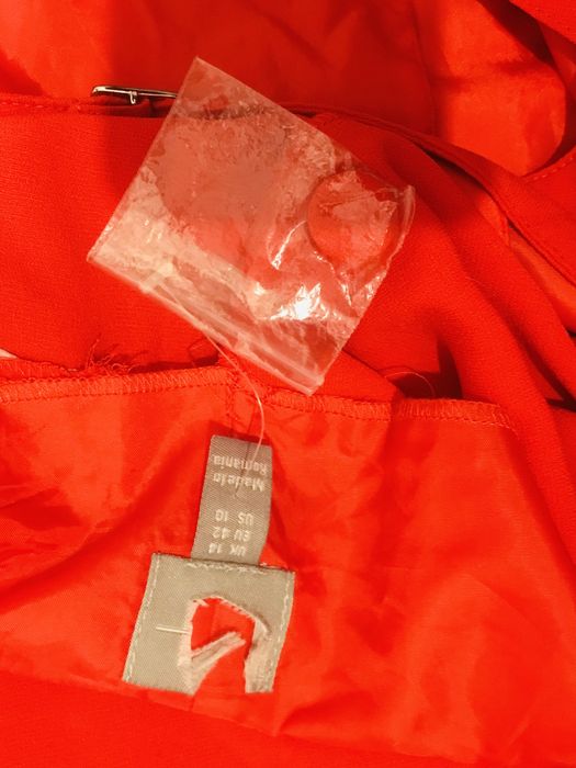 Kombinezon gorset zywa czerwień nowy