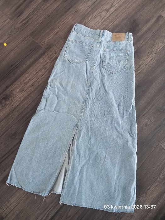 Spódnica maxi C&A jasny jeans xs / s